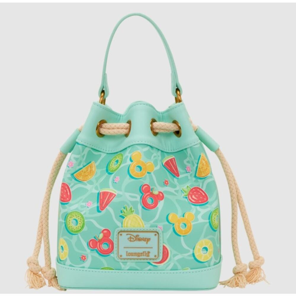 Loungefly Disney Mickey Mouse Beach Fun Bucket Crossbody Bag | NWT